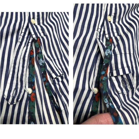 Anthropologie x Holding Horses Striped Button Front Shirt - Picture 15 of 15
